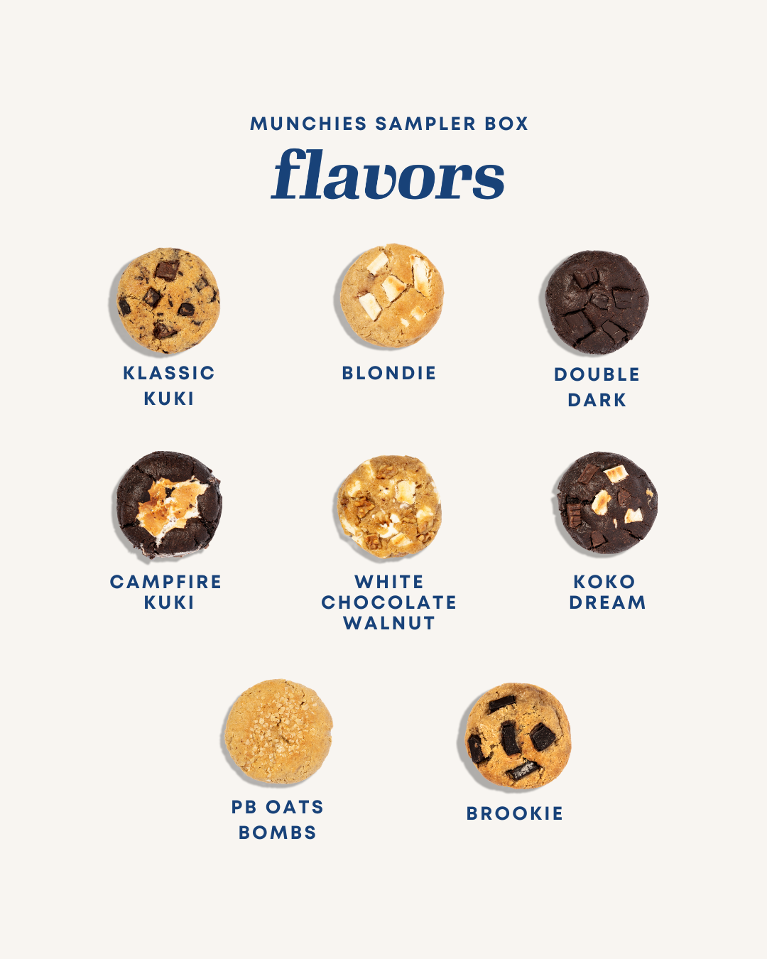 Munchies Sampler Box - Kukido Handcrafted Cookies